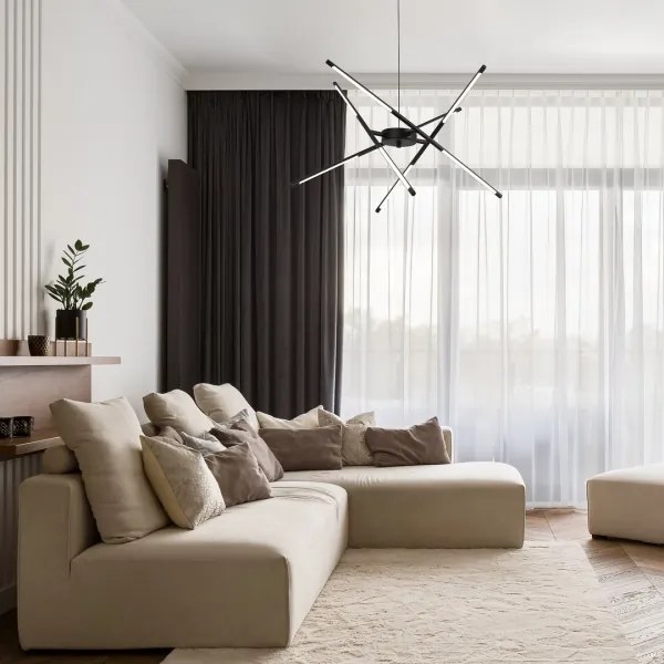 Lustră LED pe cablu Rabalux 72338 HENLI2 LED/40W/230V 3000K negru