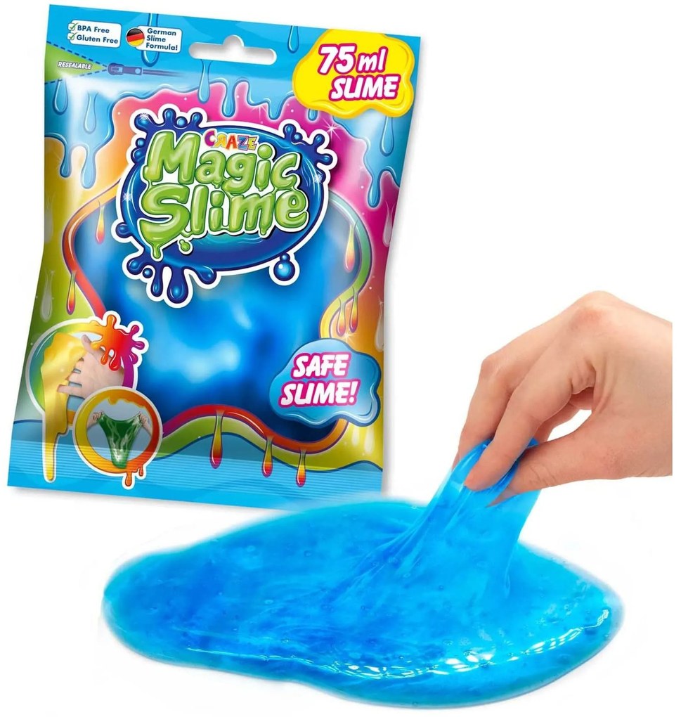 CRAZE - SLIME MAGIC IN PUNGUTA - DIVERSE CULORI - CRAZE (CRZ18583)