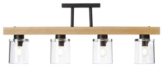 Lustră aplicată RUSTIC RADIANCE 4xE27/60W/230V