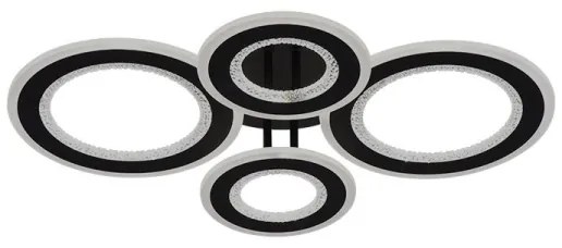 Lustră LED dimabilă aplicată LED/100W/230V 3000-6500K + telecomandă