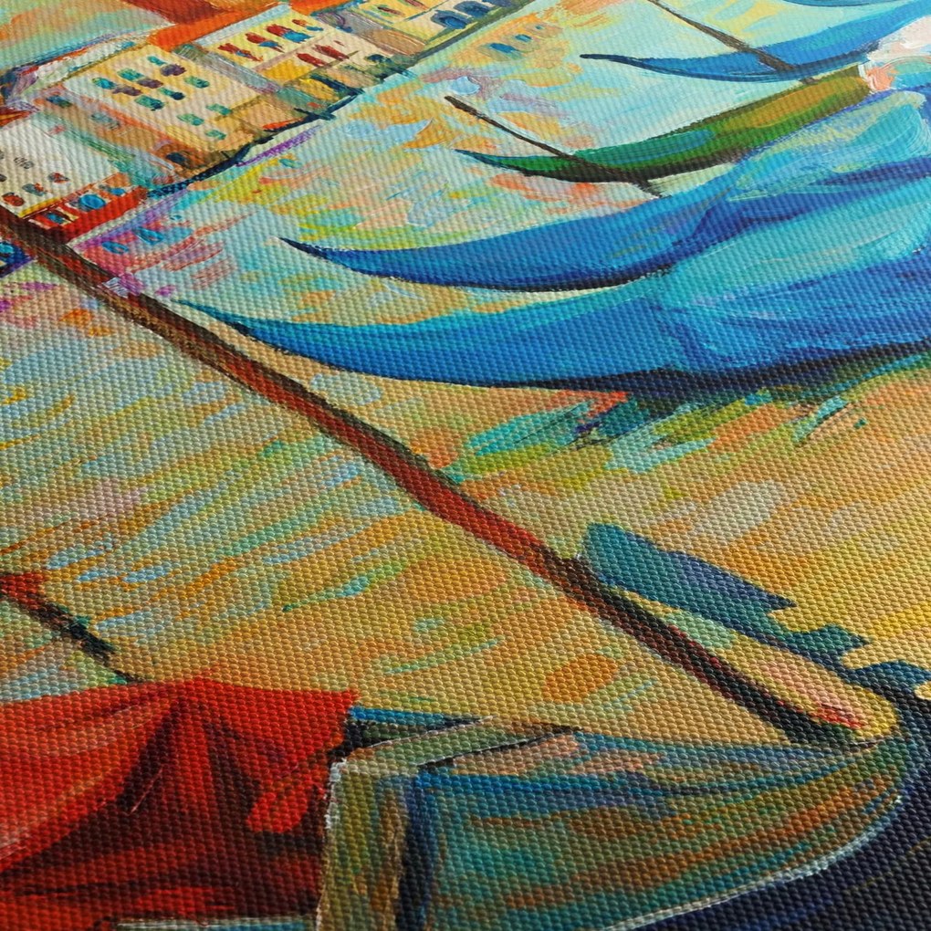 Tablou - Port în Veneția (90x60 cm)