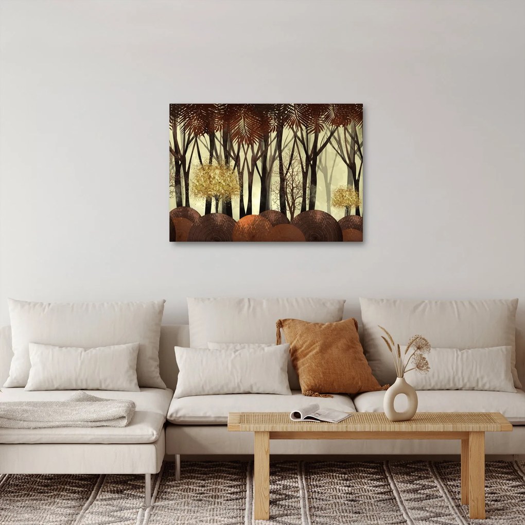 Tablou - Pădure decorativă (70x50 cm)