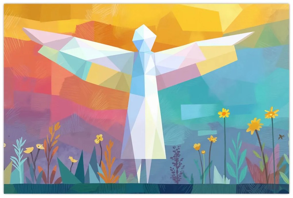 Tablou - Păzitorul florilor (90x60 cm)