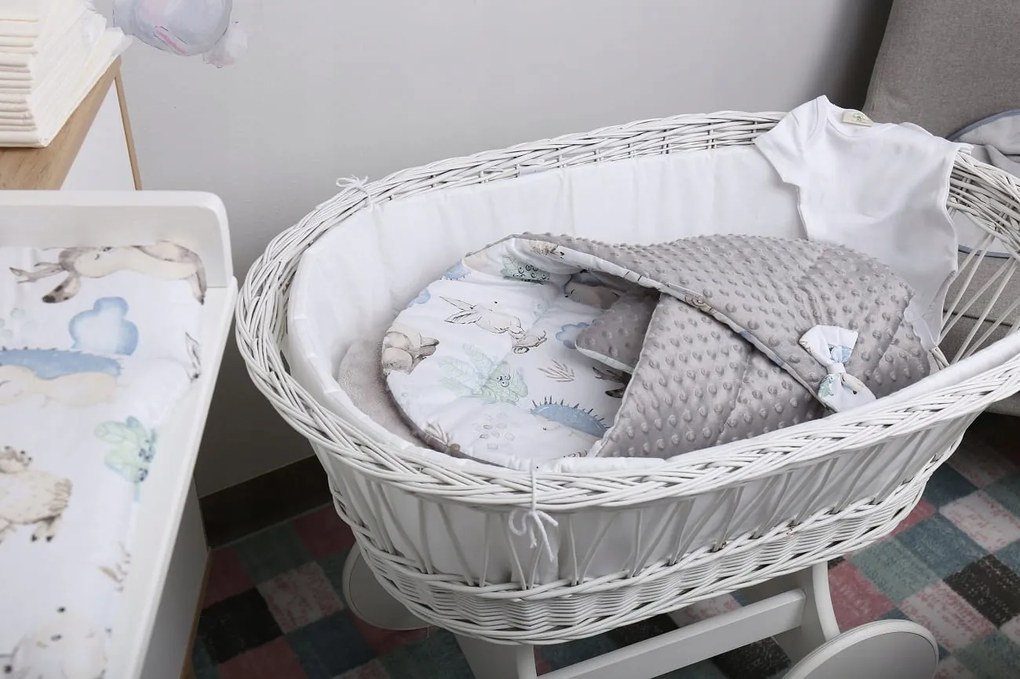 ShopJK FAȘĂ ÎNFĂȘAT COPII CU DOUĂ FEȚE - MINKY SAFARI