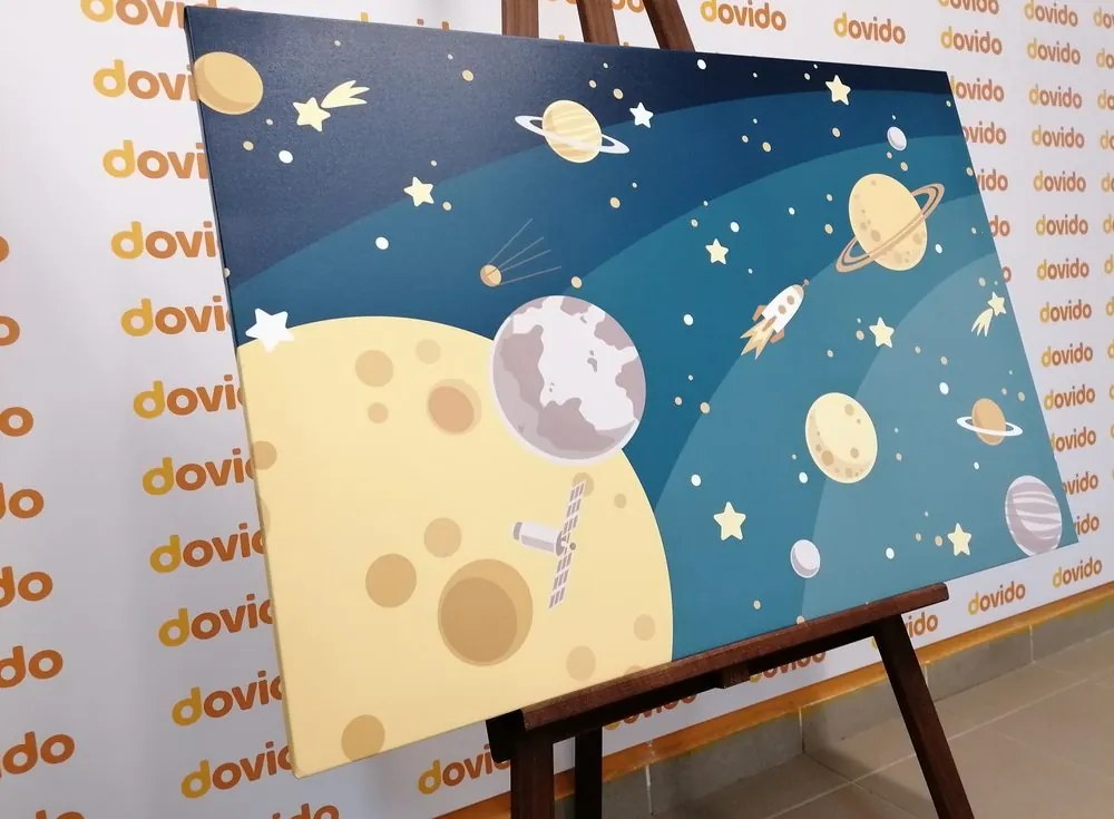 Tablou excursie neobișnuită în univers