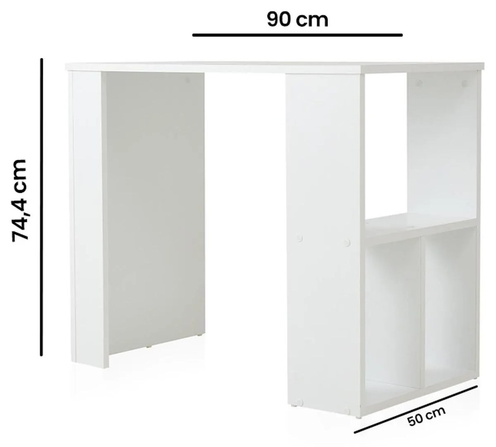 Masă PC Tuvantille D (alb). 1127701