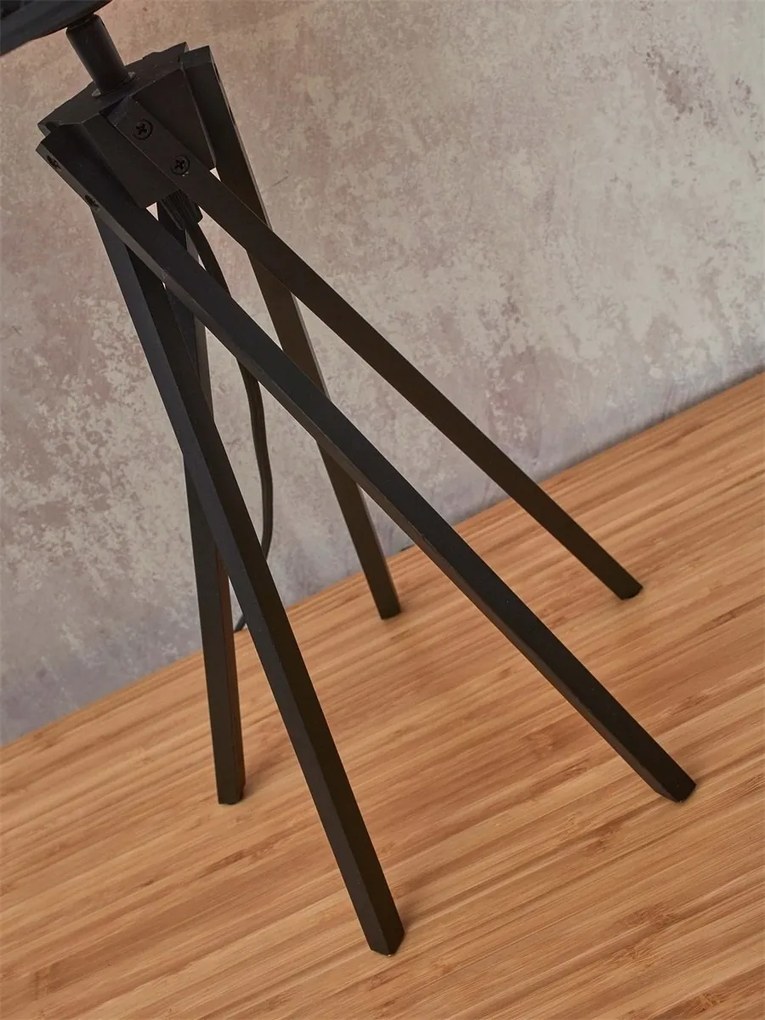 Lampa de masa eco din iuta Iguazu 5-legs bl/30x16, bl