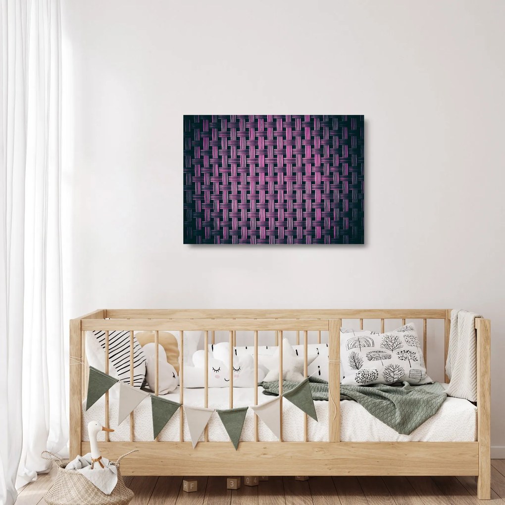 Tablou pe sticlă textura în mov (70x50 cm)