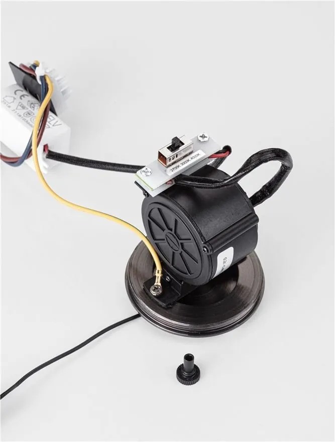 Pendul, Lustra liniara LED CCT BRILLIA negru perla