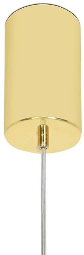 Lustra circulara cu 14 de surse de lumina ROCIO auriu