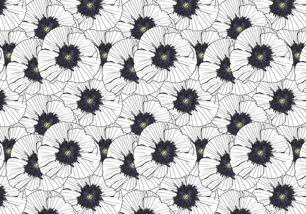 Fototapet - Ornament floral (152,5x104 cm)