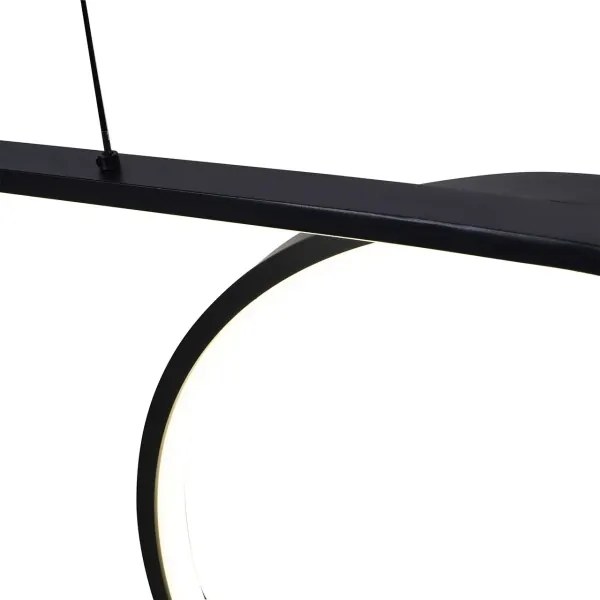 Lustră LED suspendată pe cablu ODETTA LED/42W/230V 4000K neagră