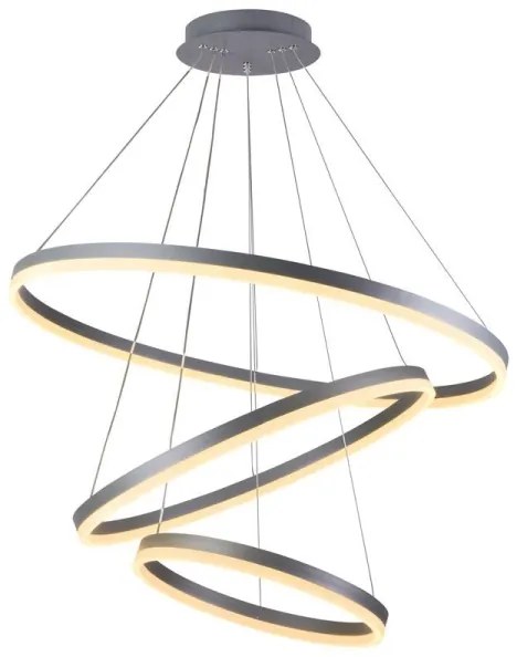 Lustră LED dimabilă pe cablu LED/125W/230V 3000-6500K + telecomandă