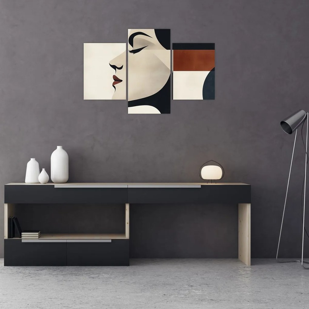 Tablou - Femeie din profil (90x60 cm)