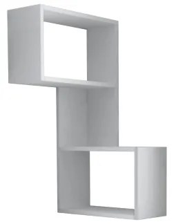 Etajeră de colț PART 85,5x47 cm albă