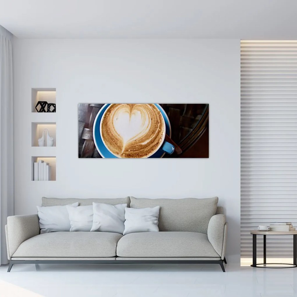 Tablou - Latte art (120x50 cm), în 40 de alte dimensiuni noi