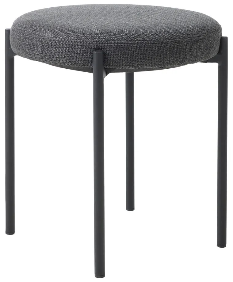 Scaun gri închis din metal Pelican – Unique Furniture