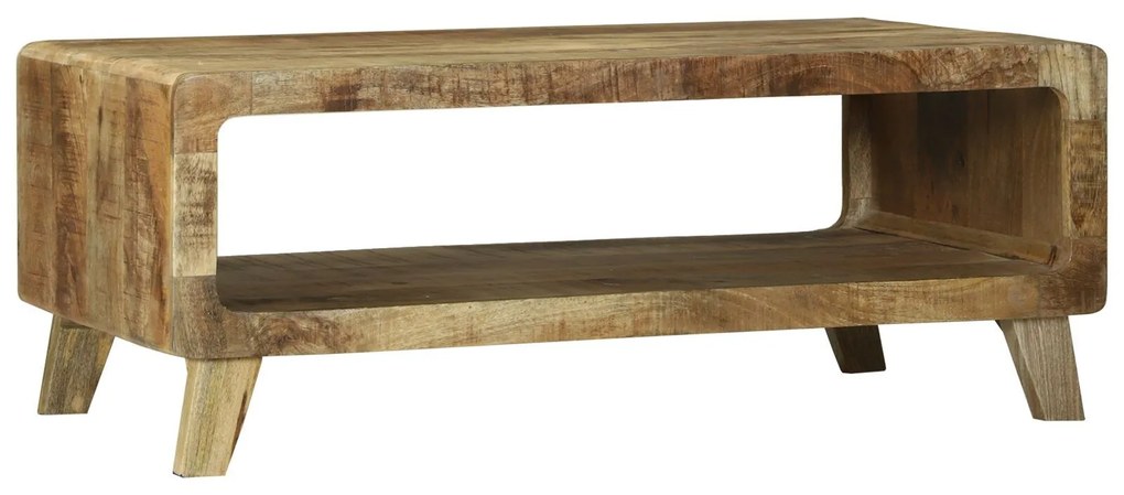 vidaXL Masă de Cafea 90x50x35 cm Lemn Solid Brut de Mango