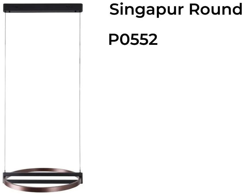 Lustra LED design modern Singapur Round