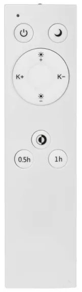 Plafonieră LED dimabilă LED/24W/230V 2700K-6500K rotundă + telecomandă