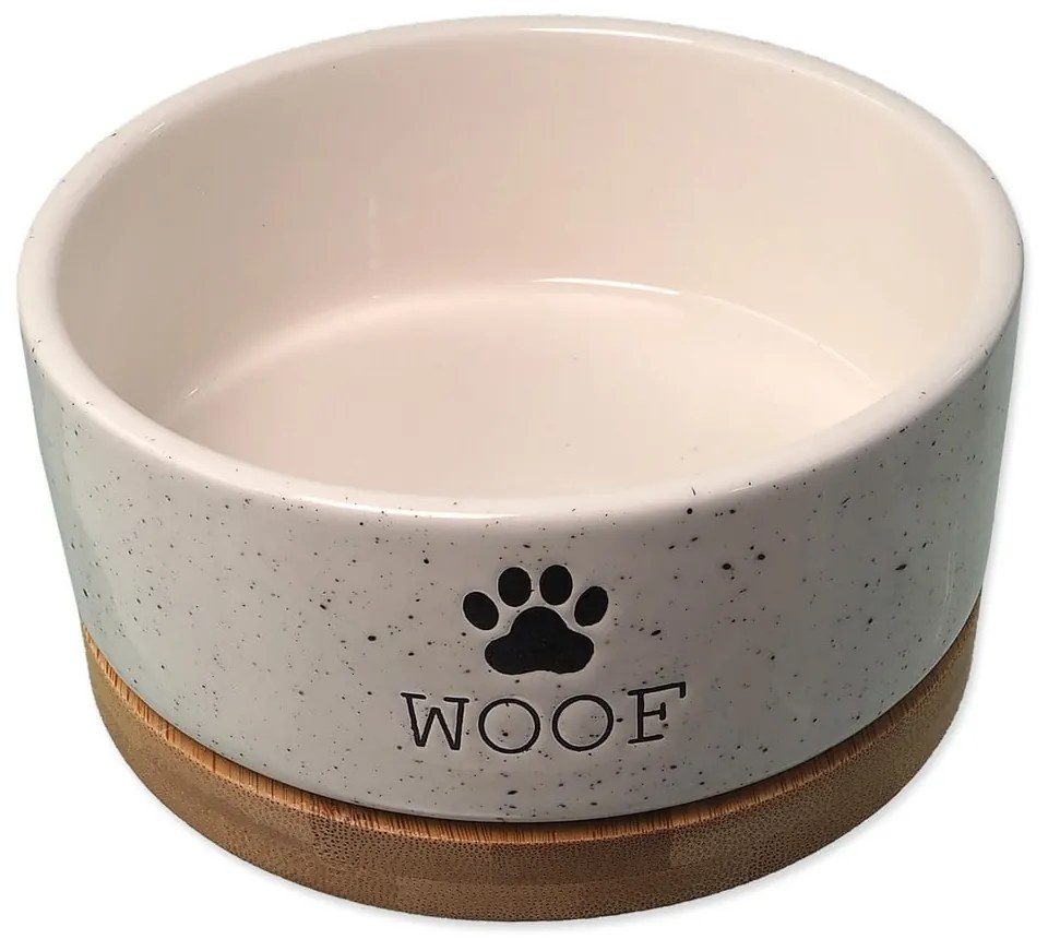 Bol pentru animale pentru câini din ceramică ø 13 cm Dog Fantasy WOOF – Plaček Pet Products