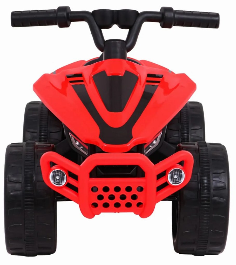 ATV Electric cu acumulator pentru copii NOVOKIDS™ Mini Monster , Lungime 70 cm, 3-6 ani , Max 30 kg , 6V, Rosu