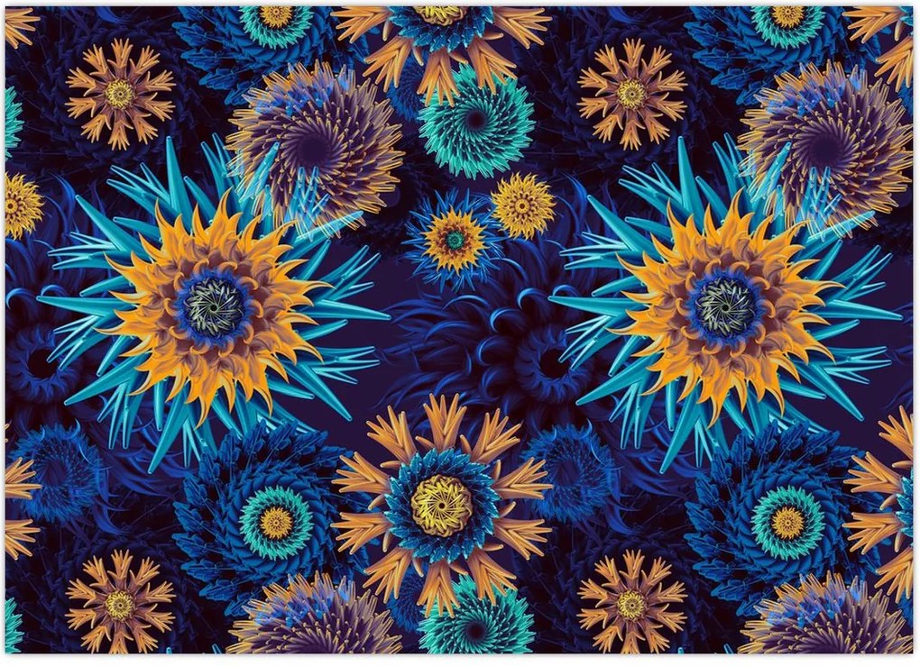 Tablou - 3D flori (70x50 cm)