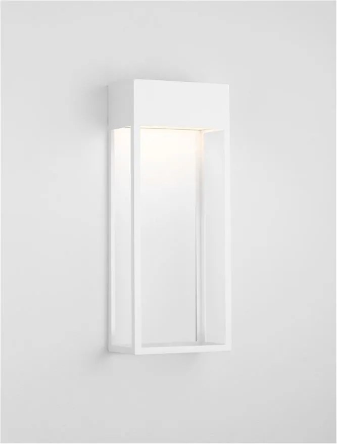 Aplica LED iluminat ambiental perete exterior IP65 MOBY alb
