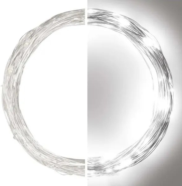 Ghirlandă LED de exterior pentru Crăciun 100xLED/15m IP44 alb rece