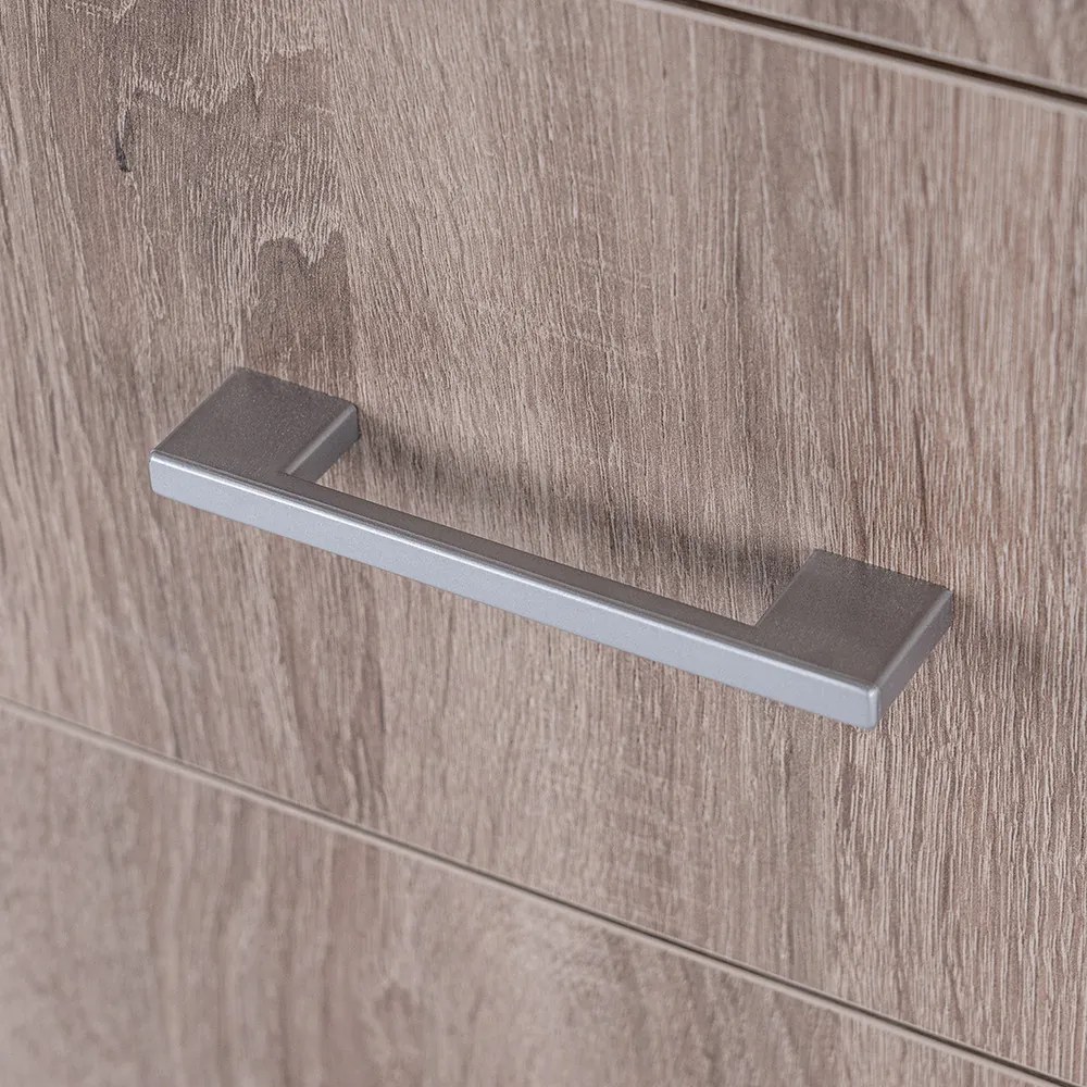 Comodă Miami cu 4 sertare 80x92 cm stejar York-stejar Sonoma