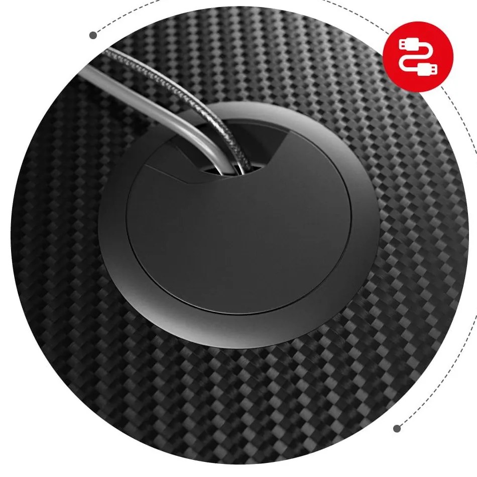 Masă PC Hyperion 1.6 (negru). 1087496