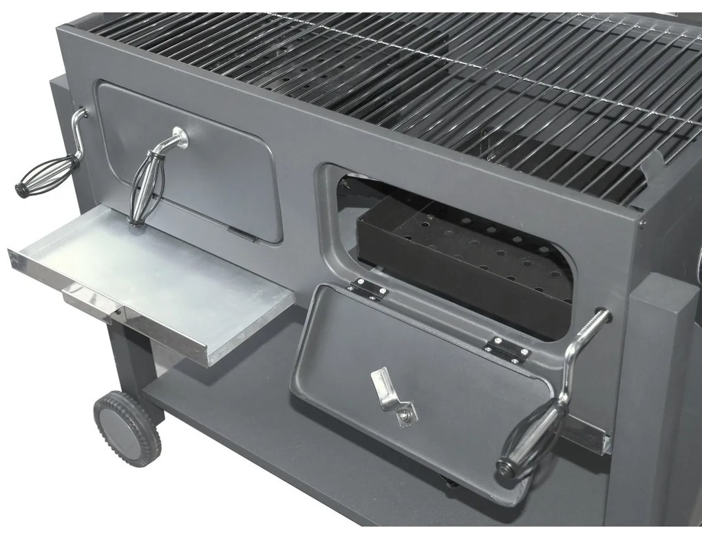 Cattara 13047 Grătar pe cărbune Royal Grande 3X l,162 x 108,5 x 64 cm