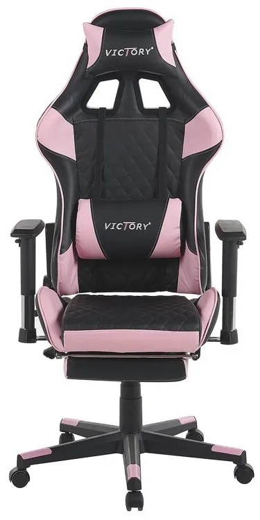 Fotoliu gaming Vrai (Negru + roz) . 1076419