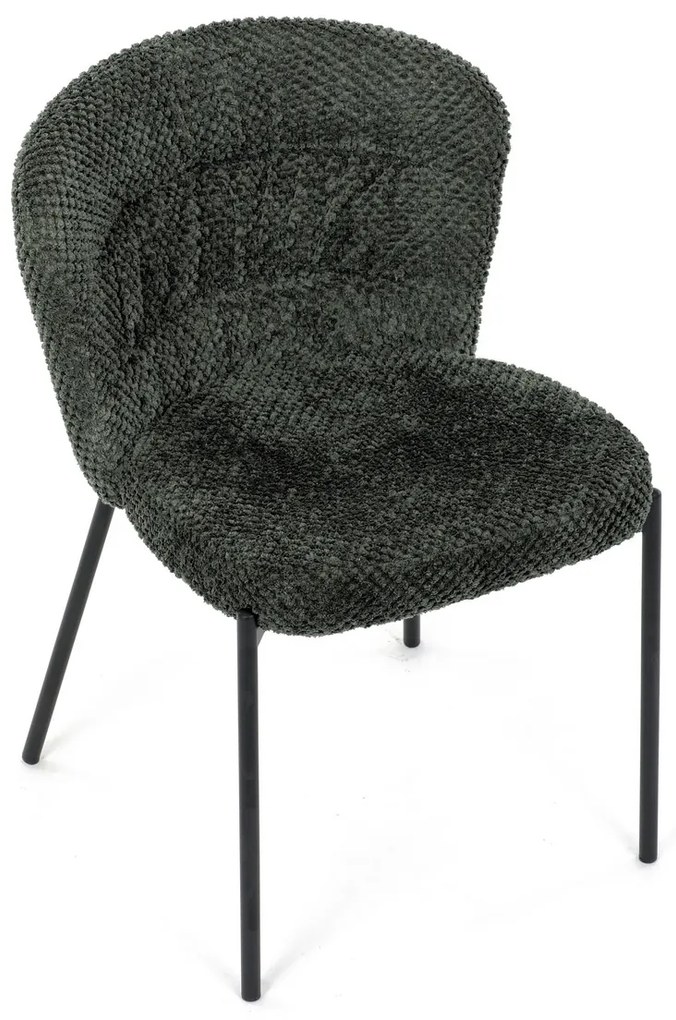 Set de scaune de sufragerie Bouclé CT-W1077 GRN2,4 buc