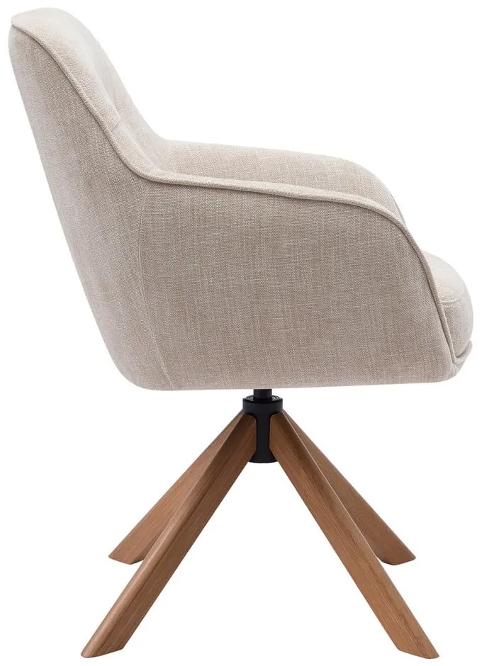 Set de scaune de sufragerie crem 2 buc. tapițat Avola – Unique Furniture