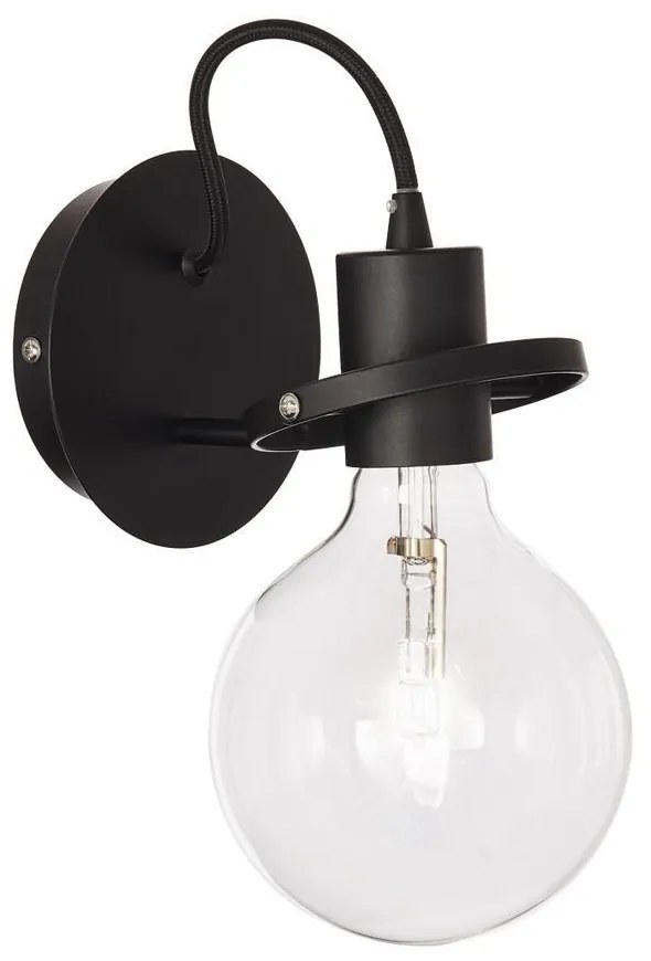 Aplica de perete design modern RADIO AP1 NERO 119502