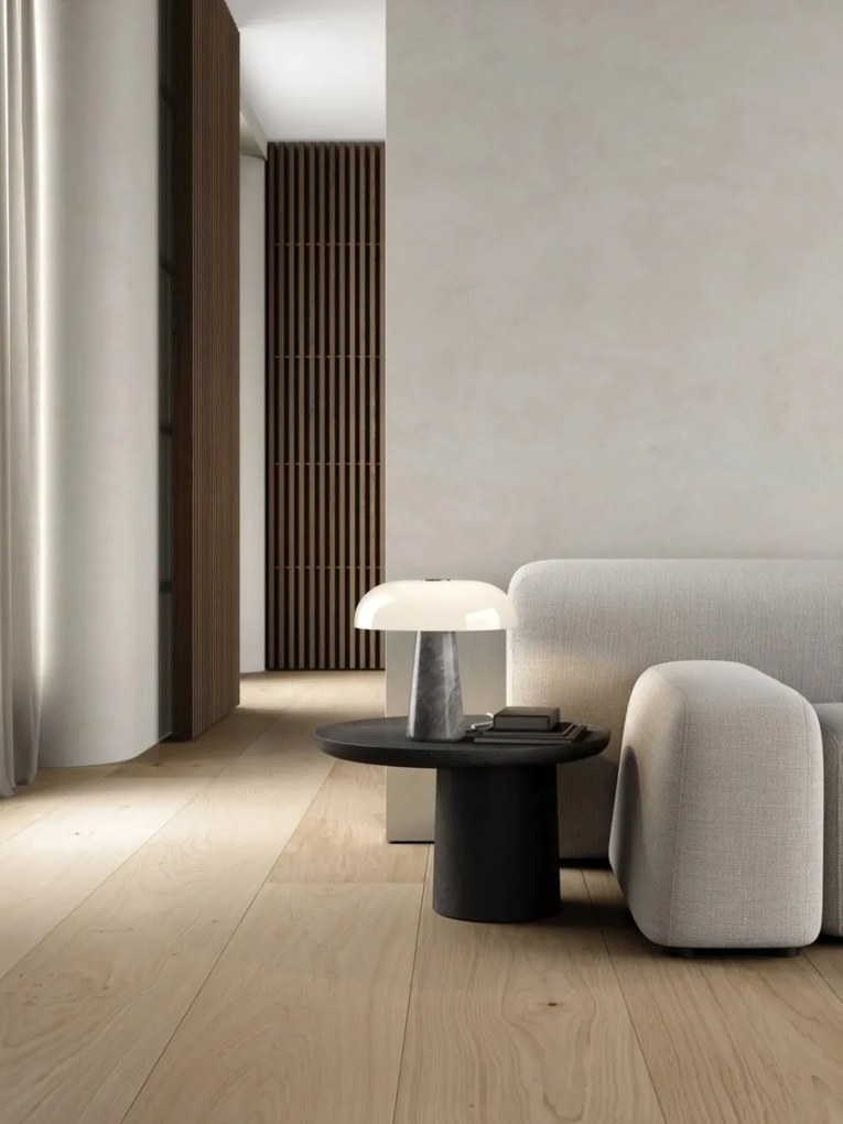 Veioza, lampa de masa design modern Glossy gri