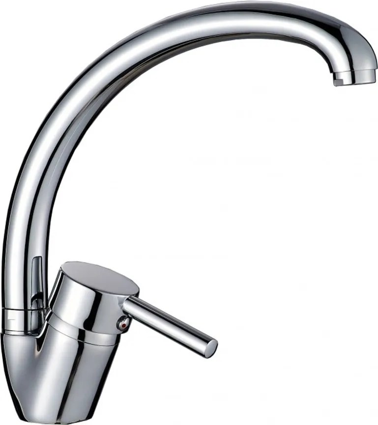 Baterie bucatarie Inter Ceramic Kristi monocomanda finisaj crom lucios