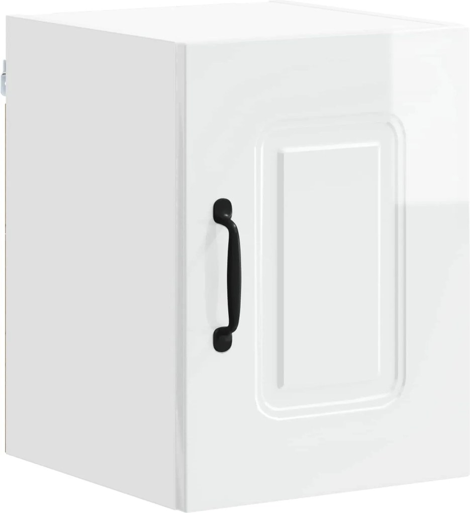 vidaXL Dulap de bucătărie Kalmar Alb lucios 30 x 31 x 40 cm