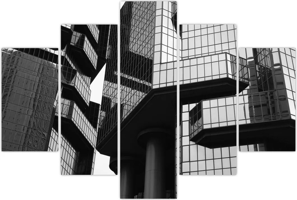 Tablou - Cladiri de sticlă (150x105 cm)