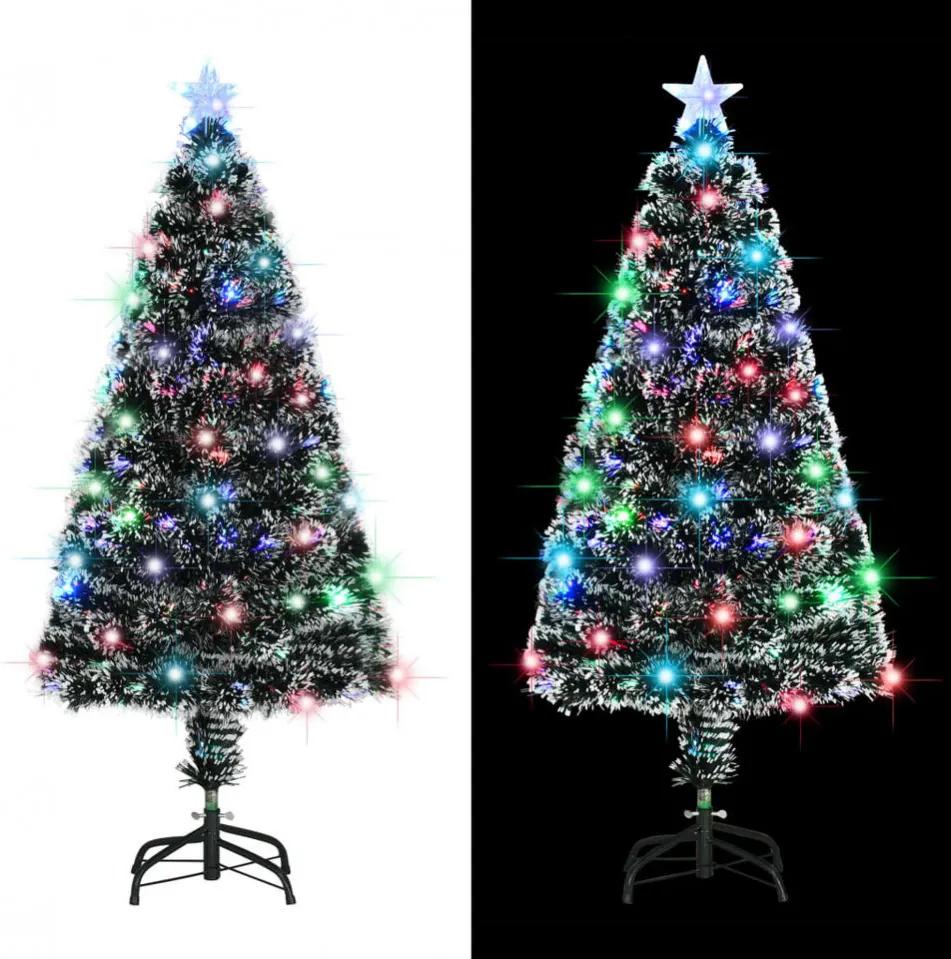 Brad de Crăciun artificial cu suport/LED, 120 cm, 135 ramuri
