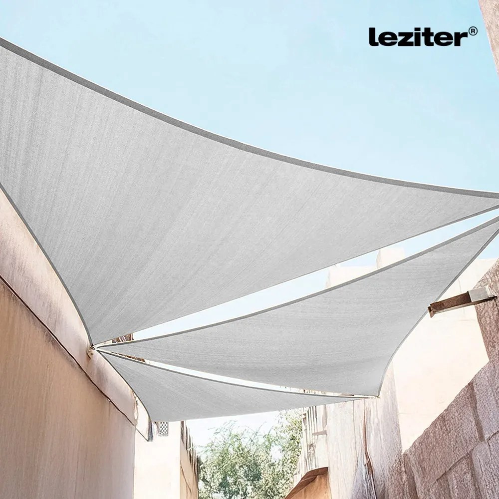 Rana soare naviga triunghiular 3x3x3 m gri