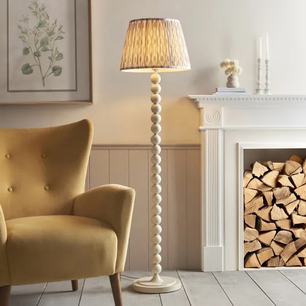 Lampadar Endon 114632 HIGGLEDY 1xE27/10W/230V bej