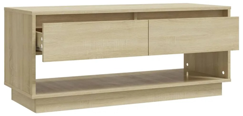 Comoda TV, stejar Sonoma, 102x41x44 cm, PAL 1, Stejar sonoma