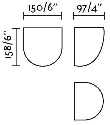 Aplica de perete iluminat ambiental KAPPU 15,8 alb