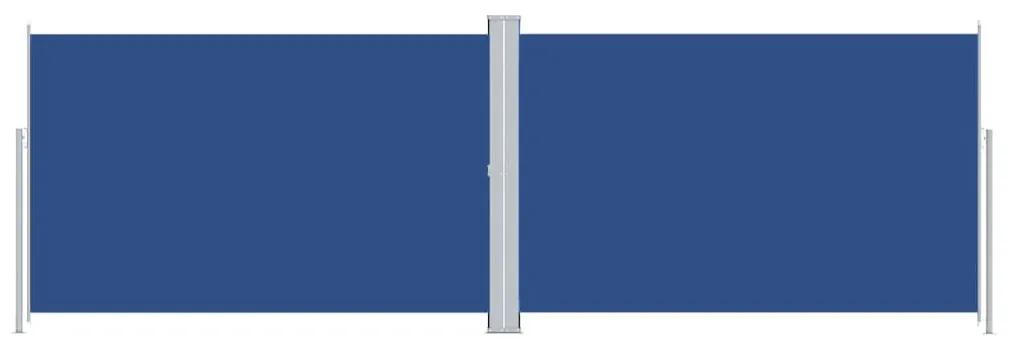 Copertina laterala retractabila, albastru, 220x600 cm Albastru, 220 x 600 cm