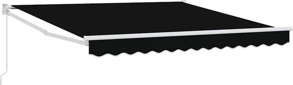 vidaXL Copertină Manual Negru 300 x 250 x 165 cm Poliester