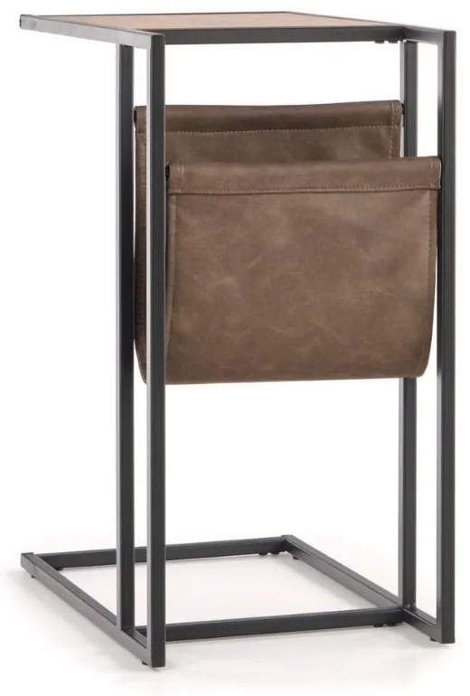 Masuta laterala Compact, stejar auriu / negru