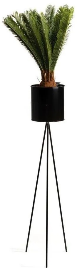 Suport pentru flori TRIPOD 110x25 cm negru