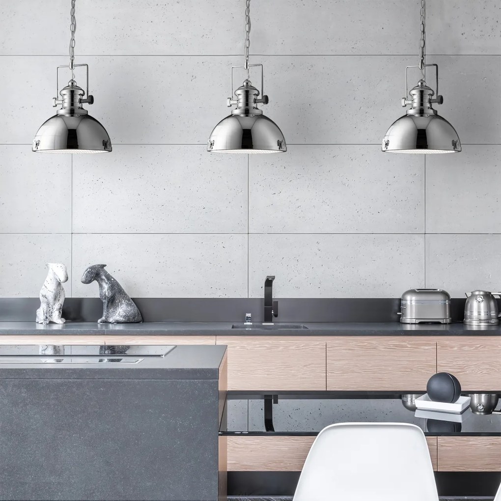 Lustra moderna Industrial crom 2297CC SRT